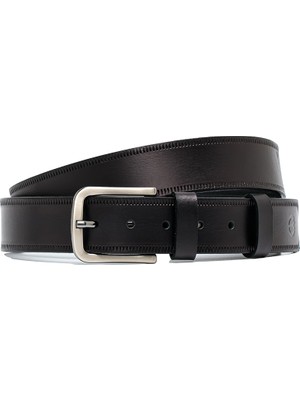   Erkek  N-040-126 Grande Spor Kemer (Genişlik 4 Cm)