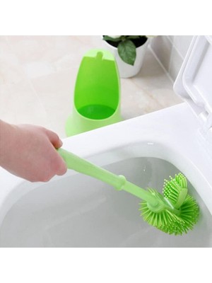 Ergonomik Silikon Tuvalet Fırçası