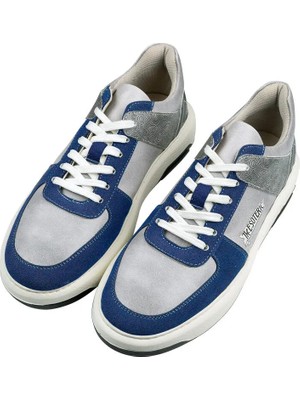 Dogo Erkek Vegan Deri Gri Sneakers - Esoteric Tasarım