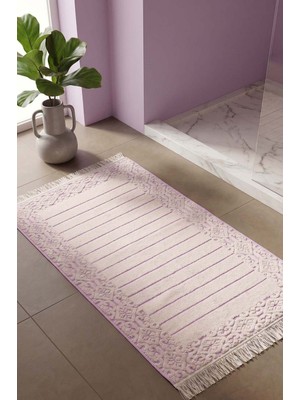 Aflora Lila %100 Pamuk Ayak Havlusu - 60X130 cm