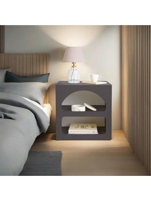 Rani Home Komodin Antrasit 50 cm BD-5328