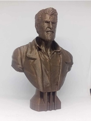 İn3dex Wolverine Bronz Büst Heykel Marvel Koleksiyon Figürü Efsanevi Tasarım