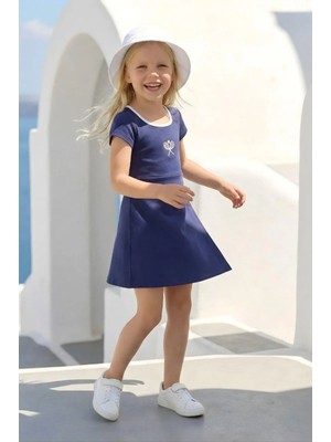 Queen Kids  Kız Çocuk  Tenis Elbise Lacivert