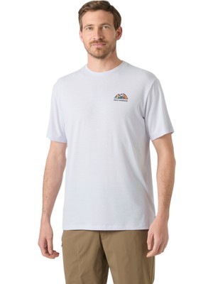 Helly Hansen Skog Recycled Graphic Mor Erkek Tshirt