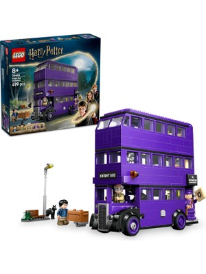 YF Tekstil Ambalaj Potter Hızır Otobüs Macerası 76446-8 Yaş ve Üzeri Çocuklar ve Yetişkinler Için Benzersiz Sihirli Araç Modeli Yapım Seti, Doğum Günü Hediyesi (499 Parça)