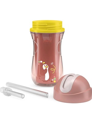 Chicco Isı Yalıtımlı Pipetli Su Matarası 14+ Ay 266 ml Kız