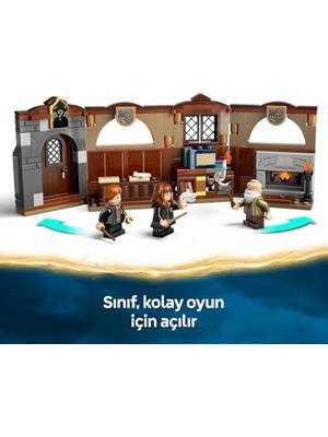 YF Tekstil Ambalaj Potter Hogwarts Şatosu: Tılsım Dersi 76442-8 Yaş ve Üzeri Çocuklar ve Yetişkinler Için Koleksiyonluk Oyuncak Yapım Seti, Doğum Günü Hediyesi (204 Parça)