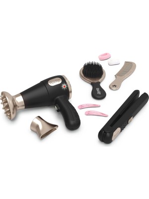 YF Tekstil Ambalaj 320144, Smoby My Beauty Kuaför Seti, Sesli ve Işıklı, Aksesuarlı, Pilli