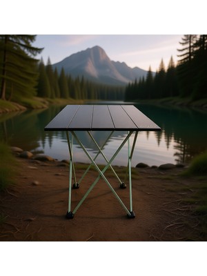 Platan Table Ones-L Alüminyum Katlanır Piknik Masası Büyük Boy 72cm x 52cm 40 kg Kapasite ile Ultra Hafif