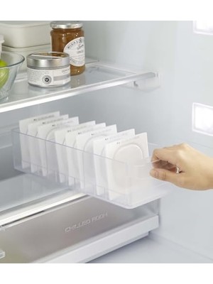 YF Tekstil Ambalaj Ev Kule Soda Kutusu Buzdolabı Için Düzenleyici Dağıtıcı - Buzdolabı Veya Dolap Kiler Için Pop Veya Şişe Tutucu Saplı - Kutular - Abs Plastik