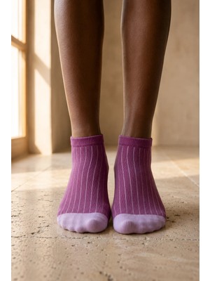 Bony Socks Kadın Renkli Patik Çorap Pembe