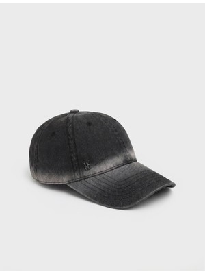 İLVİ Undine Denim Unisex Siyah Şapka