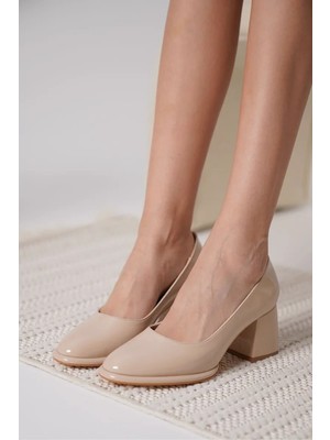 Zenvia Nude Rugan Kadın Stiletto TR18MS05B