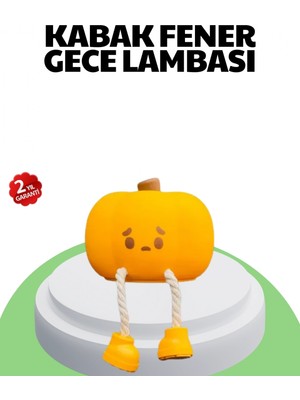 MiraLive Şarjlı Pumpkin LED Masa Lambası Zamanlayıcılı Dokunmatik