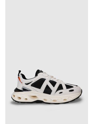 Lufian Vlad Erkek Deri Sneaker Ayakkabı Beyaz