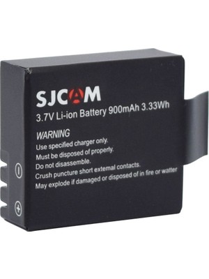 Gplus SJCAM SJ4000 SJ5000 Elite M10 Aksiyon Kamera 900 mAh Yedek Batarya Uyumlu Tüm Modellerle