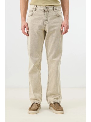 Antioch Bej Regular Fit Erkek Jean