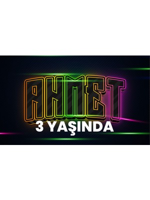 Reysa Tasarım Gamer Temalı Doğum Günü Afişi - 100X150 cm