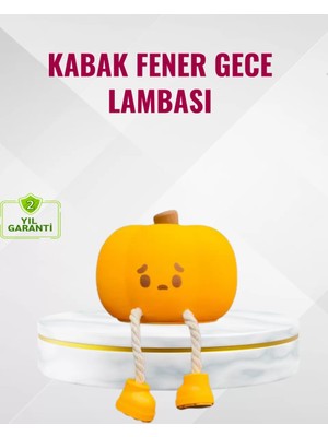 Hace Bazaar Silikon Pumpkin Night Light Telefon Tutuculu LED Lamba