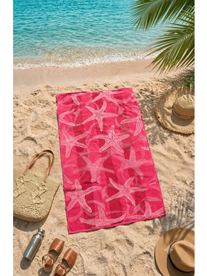 Özdilek Pink Stars Plaj Havlusu 70X150 cm