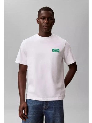 Calvin Klein Jeans Erkek Tişört LV04RF294G Beyaz