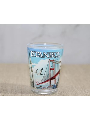 Hace Bazaar Istanbul Temalı Cam Shot Bardak