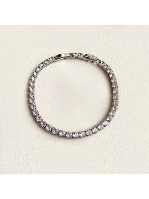 OkkoStore Kadın Silver Rengi Su Yolu Bileklik