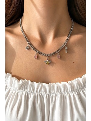 OkkoStore Çok Charmlı Arı Kolye