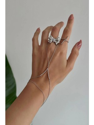 OkkoStore Taşlı V Model Parıltılı Şahmeran
