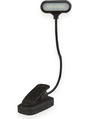 Panther AVEC AV-013 Ledli Kitap Okuma Lambası | Klipsli ve Esnek Gövdeli LED Işık