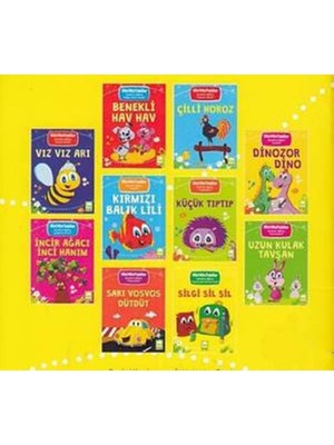 Ema Çocuk Mini Mini Fabllar Dizisi (10 Kitap Takım)Çocuk Öykü Kitapları 3-6 Yaş İçin Eğlenceli