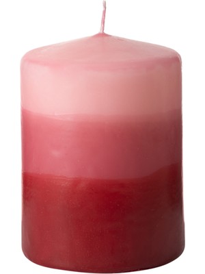 Mudo Home DEGRADE SÜTUN MUM PEMBE 7X8 CM