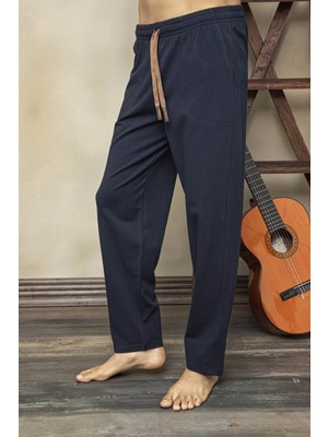 Kly Erkek Lacivert Çok Rahat Pamuk Pijama Alt HG1250
