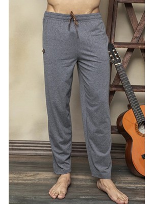 Kly Erkek Gri Tek Alt Çok Rahat Pamuk Pijama Alt GH1250