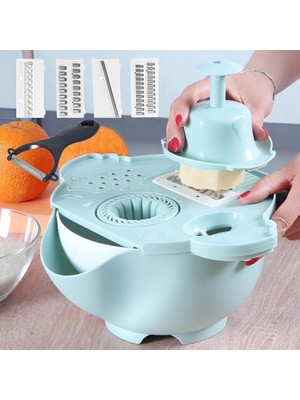 Ttt Çok Fonksiyonlu Salata Aparatı - Süzgeçli Doğrayıcı Kase