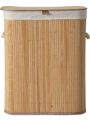 Mudo Home BOHO BAMBU ÇAMAŞIR SEPETİ 41,5x30x50 CM