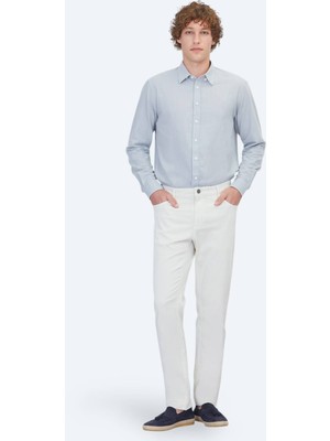 Kip Taş Dokuma Slim Fit Spor Pamuk Karışımlı Pantolon
