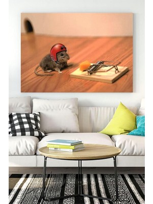 Wheat Grains Global Store (PSTER15552) Cesur Fare Eğlenceli Mizahi Kanvas Tablo 21 x 30
