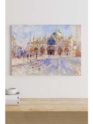 Wheat Grains Global Store (PSTER19043) The Piazza San Marco - Auguste Renoir Sanatsal Kanvas Tablo 40 x 60