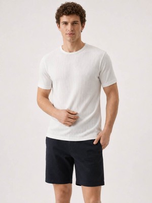 Loft Regular Fit Beyaz Erkek T-Shirt LF2042154