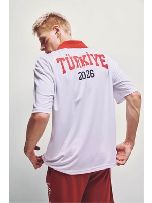 Defacto Türkiye Baskılı Beyaz Erkek Polo Yaka T-Shirt I1703AX/WT34