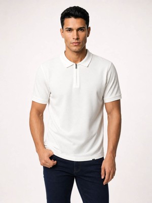 Loft Loose Fit Beyaz Erkek T-Shirt LF2040582