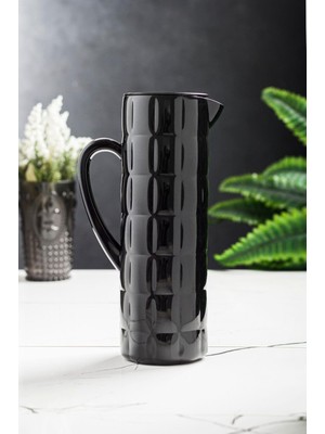 Luord-Store Arkilik Allegra 1,5 Lt Siyah Sürahi (Buzdolabı Kapak Rafına Sığar)