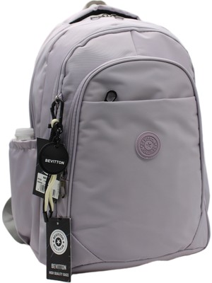 Bevitton Suya Dayanıklı Kumaş Günlük Sırt Çantası Unisex Okul Çantası 1650 Lavanta