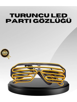 Pileli Store Işıklı Tasarımlı LED Gözlük Eğlence Aksesuarı
