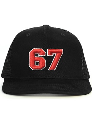 PataCute 67 Numara (Kabartmalı) Snapback Şapka