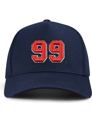 PataCute 99 Numara (Kabartmalı) Kalıplı Baseball Şapka