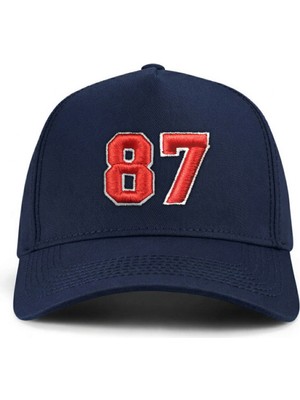 PataCute 87 Numara (Kabartmalı) Kalıplı Baseball Şapka