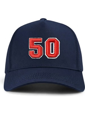 PataCute 50 Numara (Kabartmalı) Kalıplı Baseball Şapka