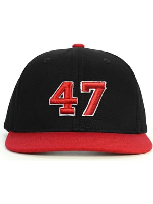 PataCute 47 Numara (Kabartmalı) Snapback Şapka